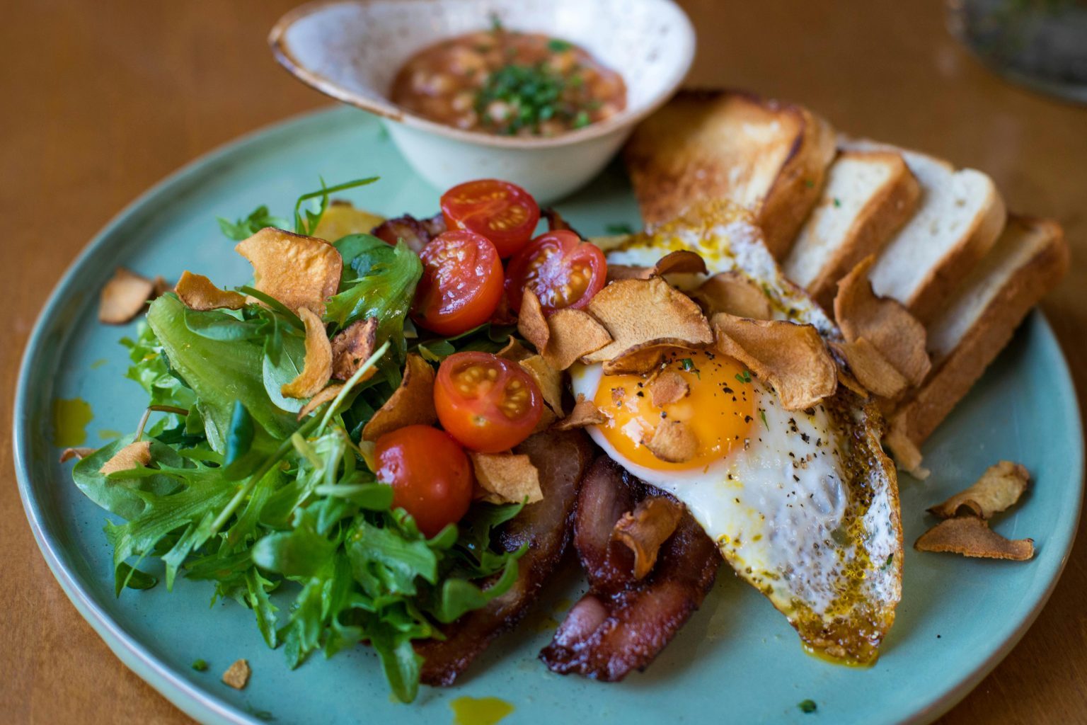 Breakfast served at Afro Lodges & Motels
