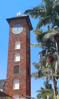 Sam Levy's Village clock tower, Borrowdale